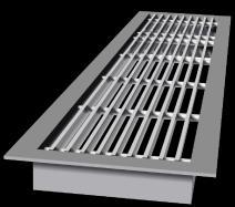 205 250 205 VERSATEMP EQV-X UNCASED UNIT ACCESSORIES FXPFX - ZINC-COATED PLINTH FOR FLOOR STANDING ARRANGEMENT FOR UNCASED UNIT The plinths are made of zinc-coated stainless steel and are supplied