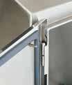 and seamless gasket Beveled-door edges Premium corrosion resistance Stainless steel latching and hardware
