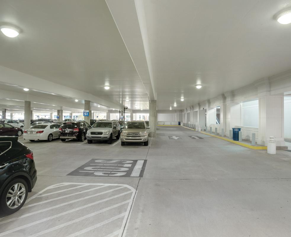 6 SenScape Luminaires For Parking Applications.