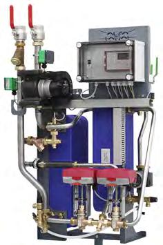 Heating systems medium Alfa Laval Midi Wall Alfa Laval Midi Wall is a wall-mounted substation range supplying tap water and space heating for multi-family buildings up to 30 apartments Nominal