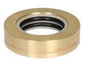 Multiple O-Ring stem nut assemblies on NRS valves allow seal rings to be
