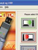 The user can easily set up the logging rate and start time, and download the stored data by plugging the data logger into a PC s USB port and running the purpose designed software under Windows 2000,