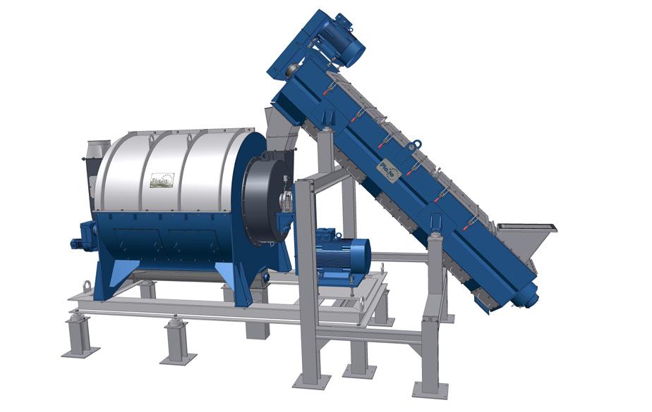 Robust and Versatile: The economical Solution to convert Plastic Waste into commodities The Friction and Tornado Washer are a perfect combination to clean continuously heavily contaminated film and