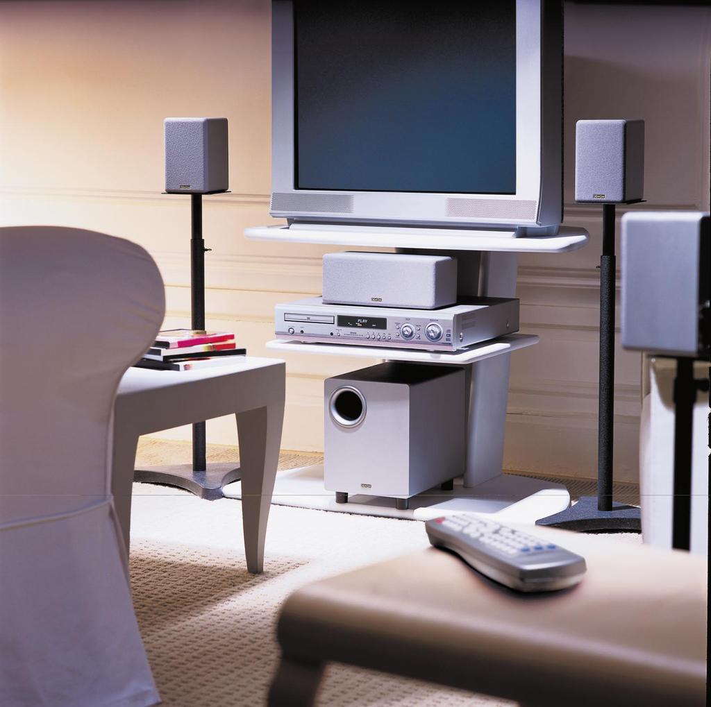 The first name in digital audio Complete system with DVD receiver, speakers and subwoofer DHT-700DV Home Theater