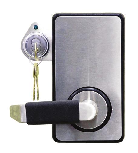 LKM7006 with KEY OVERRIDE RIM DEVICE ACCESS CONTROL ONLY The LKM7006 is a dead bolt    Egress
