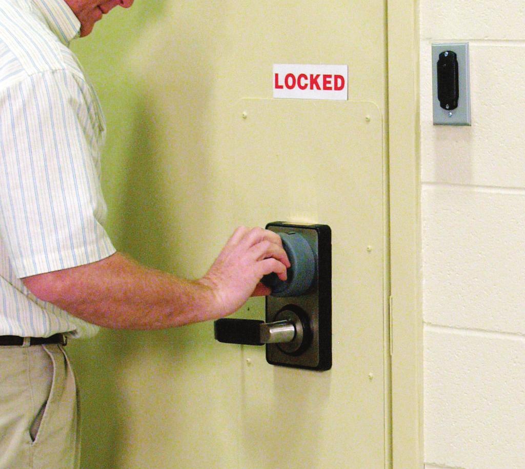 without using an existing, integrated access control device.