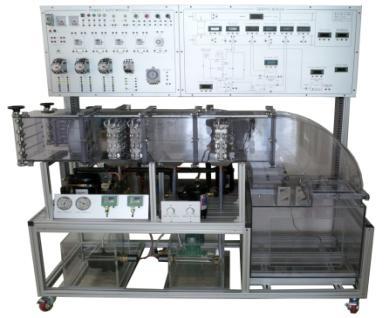 Air Handling unit Trainer (AV-RH-R-4000) 1. The possibility of experiment on ventilation system (4-type) and cool - warm condition with heat pump 2.