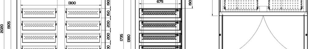 Dimensions of Blood Bank Refrigerator model BB700 Dimensions of Blood Bank Refrigerator model BB1400 Clarification: