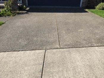 Concrete sidewalks and driveways