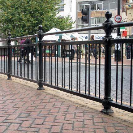 The Hammersmith and Marine products are a popular choice for sites where a high degree of visually permeabilty is required, but where a distinct boundary line needs to be defined.