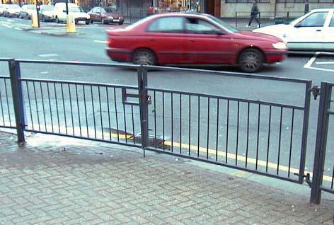 In addition to guardrail gates we also offer an independent emergency access gate, mounted to either the decorative cast iron Telford bollard or the composite steel Holborn bollard, and both with an