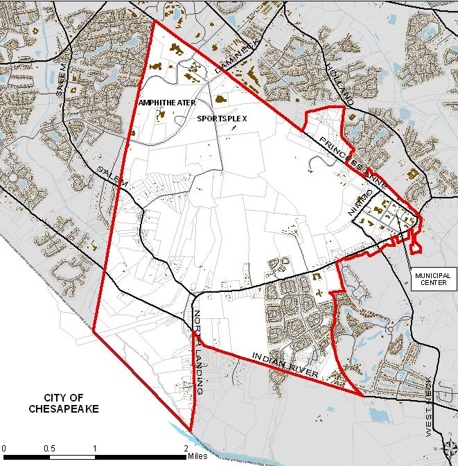 INTERFACILITY TRAFFIC AREA AND VICINITY MASTER PLAN BOUNDARY DESCRIPTION The ITA and Vicinity Area includes the actual ITA, which spans the area between NAS Oceana and NALF Fentress, as well as