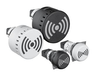 AUDIBLE SIGNALS Mini Horns M22 Panel Mount Buzzer Sirens Audible Signaling Devices ¾ Mini and Signal horns ¾ Bells and electronic sirens ¾ Multi-tone Alarms A ¾ Motor Sirens ¾ M22 Panel Mount Buzzers