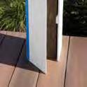 3. Swing Door Closed Apply PVC adhesive to facing edges