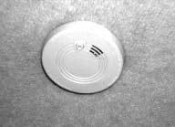 SMOKE ALARM Your motor home is equipped with a smoke alarm located on the underside of the overhead cabinet above the right rear dinette seat. This alarm meets U.L. Standard 217 and NFPA Standard 74 for operation of smoke detection devices.