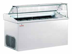 adjustable shelving Reach-in freezer with glass sliding lids 20 Amp supply E7 Temperature: +2 +4 C /-18-20 C Isabel Model Temperature: