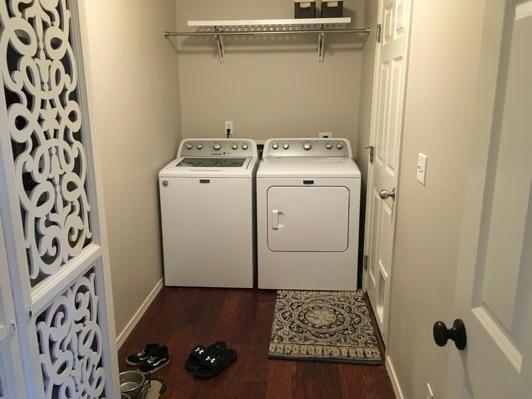 1. Condition Laundry Ceiling and walls are in good condition overall. Accessible outlets operate. Light fixture operates. 2.