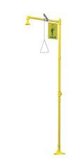 Free Standing Drench Showers Freestanding Drench Showers Barrier-Free, Freestanding Drench Showers S19-110 Galvanized steel protected with BradTect corrosion-resistant yellow coating Plastic