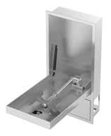 Barrier-Free, Cabinet Concealed Swing-Down Eyewash Barrier-Free, Cabinet Concealed Swing-Down Eye/Face Wash S19294HB Concealed, cabinet-mounted eyewash S19294JB Concealed, cabinet-mounted eye/face