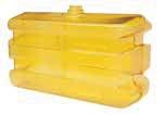 1 S19-921 S19-399 High-visibility yellow Captures used fluid, 56 gal (212 L) capacity Tapered sump, easy to drain S19-399 On-Site Eyewash and Heater