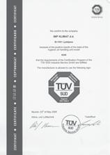 We have aquired GOST certificate for all types intended for the Russian market.