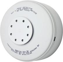 LIFE SAFETY DETECTORS Smoke Integrated fixed 135 F temperature and rate-of-rise heat detector trips an alarm based on high temperature detected or rapidly rising temperature rate (15 F/minute