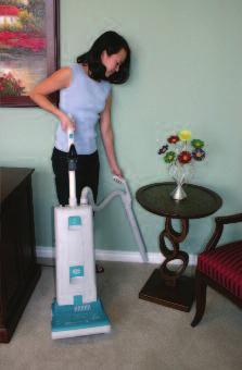 And it offers manual brush height adjustment, years of reliability, a convenient instant-use cleaning wand and suction