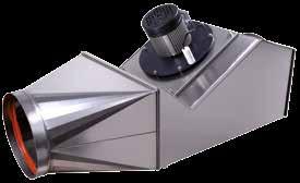 In-line chimney fan freedom to install and easy maintenance An in-line