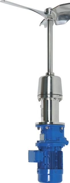 Agitators Simply modular With a fl exible, modular design, Alfa Laval agitators enable you to tailor a mixing solution to your exact