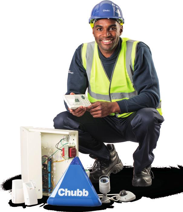 Additional extras Chubb solutions can be integrated into building management facilities, CCTV, fire and door entry systems allowing our customers to benefit from the efficiencies of using a single
