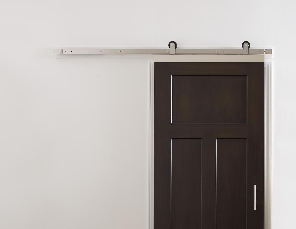 BARN DOORS: FUNCTIONAL AND CHARMING Barn doors are an effortless way to add function and charm to your interior.