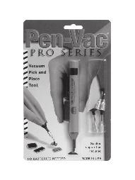 7mm) diameter Pocket clip PRO-SERIES PEN-VAC KIT WITH 4 PROBES + CUPS 1-4 5-24 25-UP Three bent probes with 1/8 (3.18mm), 1/4 (6.35mm), 3/8 (9.