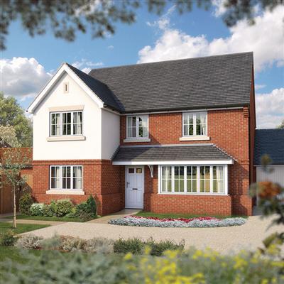 The Chester 5 bedroom detached home Open plan kitchen with dining area and French doors to rear garden Separate sitting room, utility room and ground floor study En suite and built-in wardrobe with