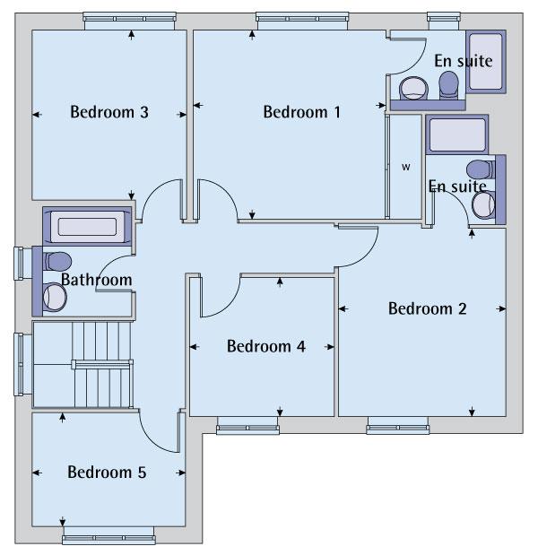 17 9 7 x 7 1 Note: This floorplan has been produced for illustrative purposes only. Room sizes shown are between arrow points as indicated on plan.