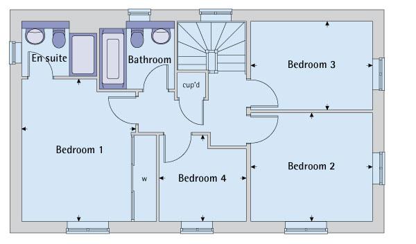 41 8 0 x 7 11 Note: This floorplan has been produced for illustrative purposes only. Room sizes shown are between arrow points as indicated on plan.