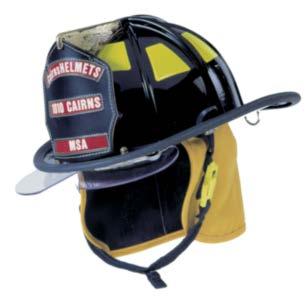 PRODUCT VISUAL(S): MSA Cairns 1010 Traditional Fire Helmets MSA Cairns 1044 Traditional Fire Helmets HELMET SHELL: MSA Cairns 1010/1044 Traditional Fire Helmets shall have a classic American Fire