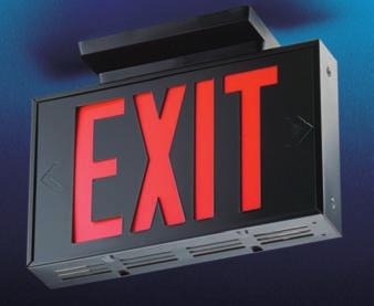 The X10 Series is available in a variety of models with options and accessories to meet virtually any exit sign application.