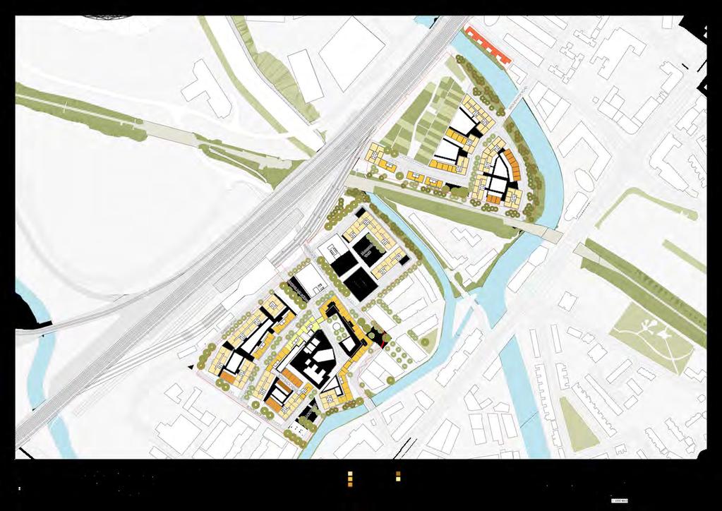 A DIVERSE RESIDENTIAL NEIGHBOURHOOD KEY FEATURES 2 UCL EAST To support a diverse residential neighbourhood the masterplan is comprised of a network of close, intimate streets and shared spaces