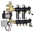 by-pass Return manifold equipped with shut-off valves. Flow manifold equipped with flow meters and balancing valves.