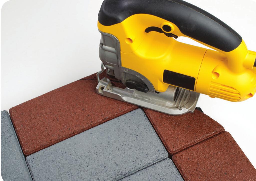 Installation Instructions - All Applications 3 CUTTING INDIVIDUAL GRIDS AND PAVERS Pavers can be cut to any shape using a jigsaw or mitre saw, and a low tooth count wood ripping blade.