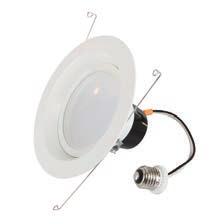 v8916 LED RETROFIT DOWNLIGHT - Environmentally friendly; mercury free - Over 6% energy savings compared to traditional incandescent bulb - Suitable for damp locations - (Available on selected dimmers