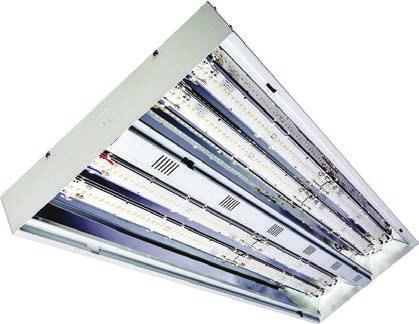 v8916 LED LINEAR HIGHBAY - Environmentally friendly; mercury free - Linear form allows for easy sensor integration - High lumen output - Modules and power supply are replaceable - Powder coated white