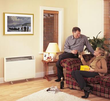 CXLS range Features Provides a continuous source of warmth, primarily from cheap off peak electricity. Convector gives completely silent top-up heating.