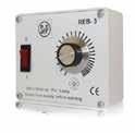 Controller The REB 1 is an optional electronic speed controller designed to be used with single phase motors suitable for electronic speed control of the Powrmatic HCF sweep fan.