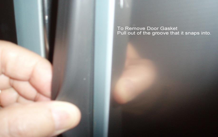 Door Gasket Replacement There should be no tools required to replace a door gasket on any of the Entrée or Centaur Plus Refrigeration units. The door gaskets backside has a dart with a barbed end.