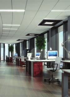 office and public area environments.