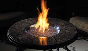 5" RS-1224-K Naples Fire Pit Table A beautiful wicker table and fire pit all-in-one Outdoor-rated resin wicker