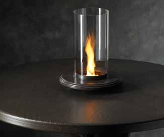table Venturi Flame gas technology High temp borosilicate enclosed
