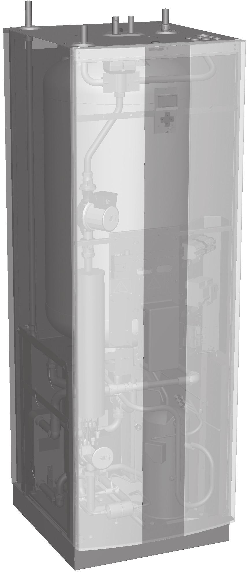 Technical Data Danfoss DHP-C Provides heating, cooling and hot water TWS technology provides hot water quickly with low operating costs A built in 180 litre water tank Main parts... 2 Bipack contents.