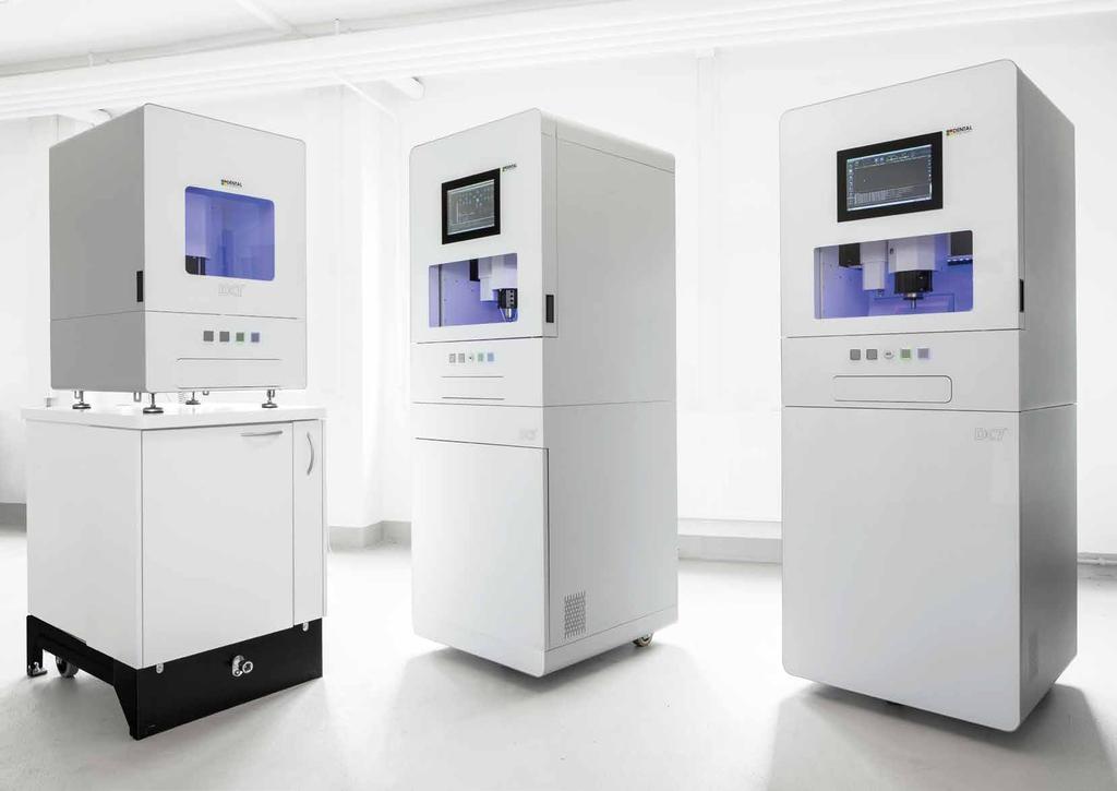 System diversity! The milling systems of Dental Concept Systems provide dental laboratories all over the world a wide variety of options through intelligent composition.